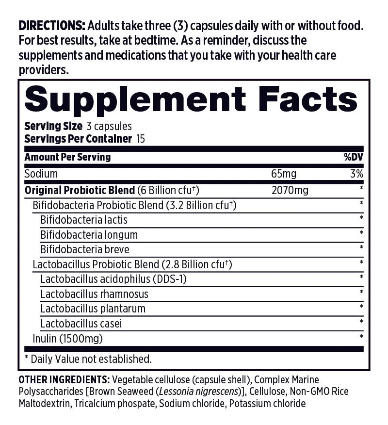 Probulin Probiotic Total Care 6Billion Capsules