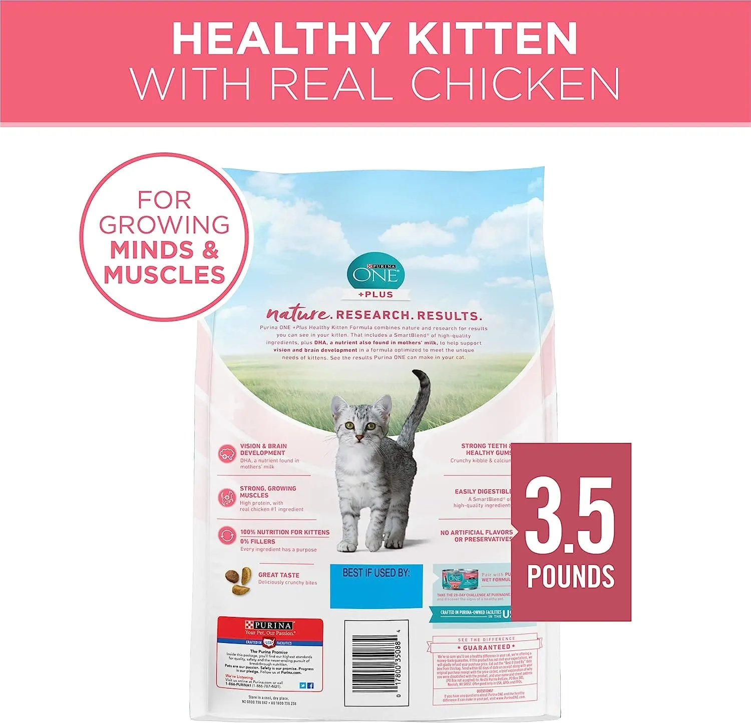 PURINA ONE HEALTHY KITTEN FORMULA 3.5LB - POHKF35