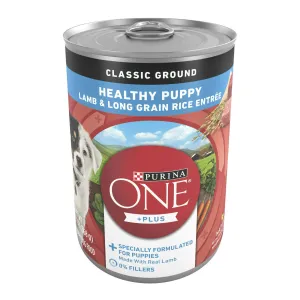 Purina ONE  Plus Lamb & Long Grain Rice Wet Puppy Dog Food 13 oz Can