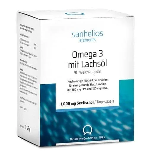 SANHELIOS Omega-3 with salmon oil capsules