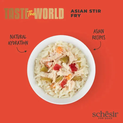 Schesir Taste The World Wet Dog Food (Asian Stir Fry)