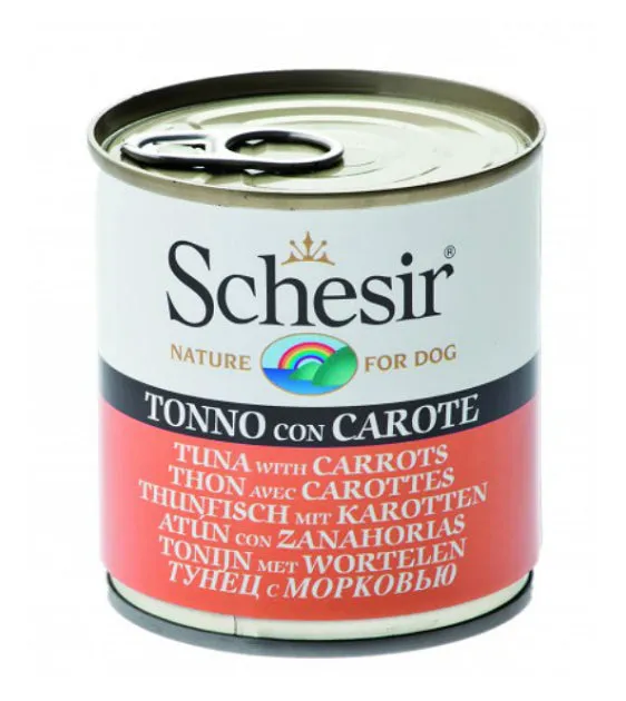 Schesir Wet Dog Food (Tuna With Carrots)