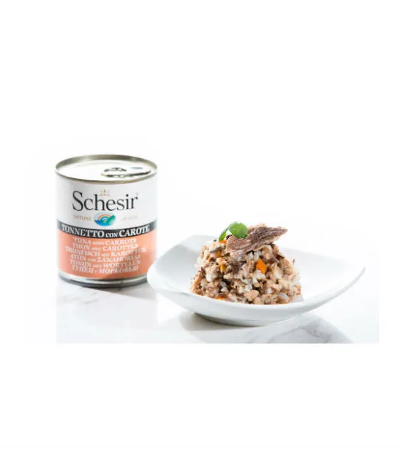 Schesir Wet Dog Food (Tuna With Carrots)