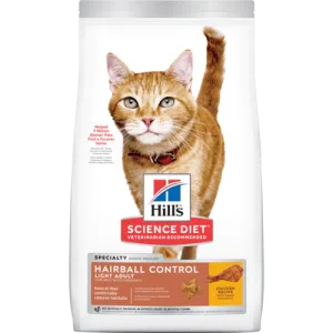 Science Diet Adult Hairball Control Light Chicken Recipe Dry Cat Food