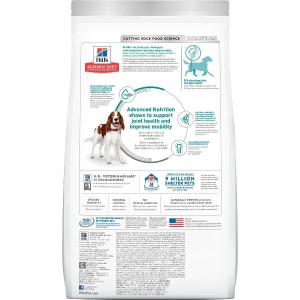 Science Diet Adult Healthy Mobility Chicken Recipe Dry Dog Food, 30lb