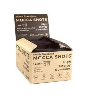 Seattle Gummy Company - Mocca Shots Dutch Chocolate Caffeine Gummy