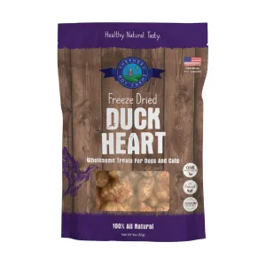 Shepherd Boy Farms Freeze Dried Duck Heart Dog Treats 3oz