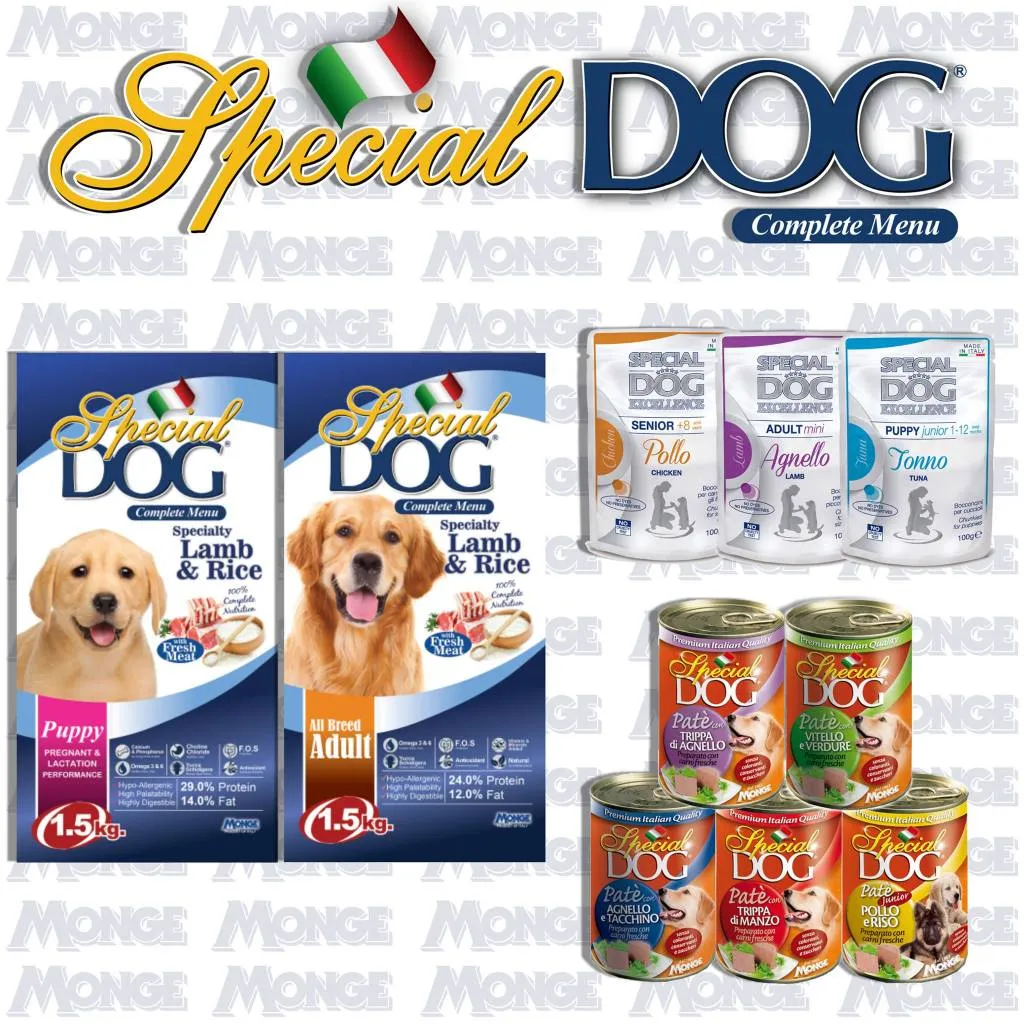 Special Dog Puppy & Mother Dry Food 1.5kg, Lamb & Rice Hypoallergenic Original Packaging