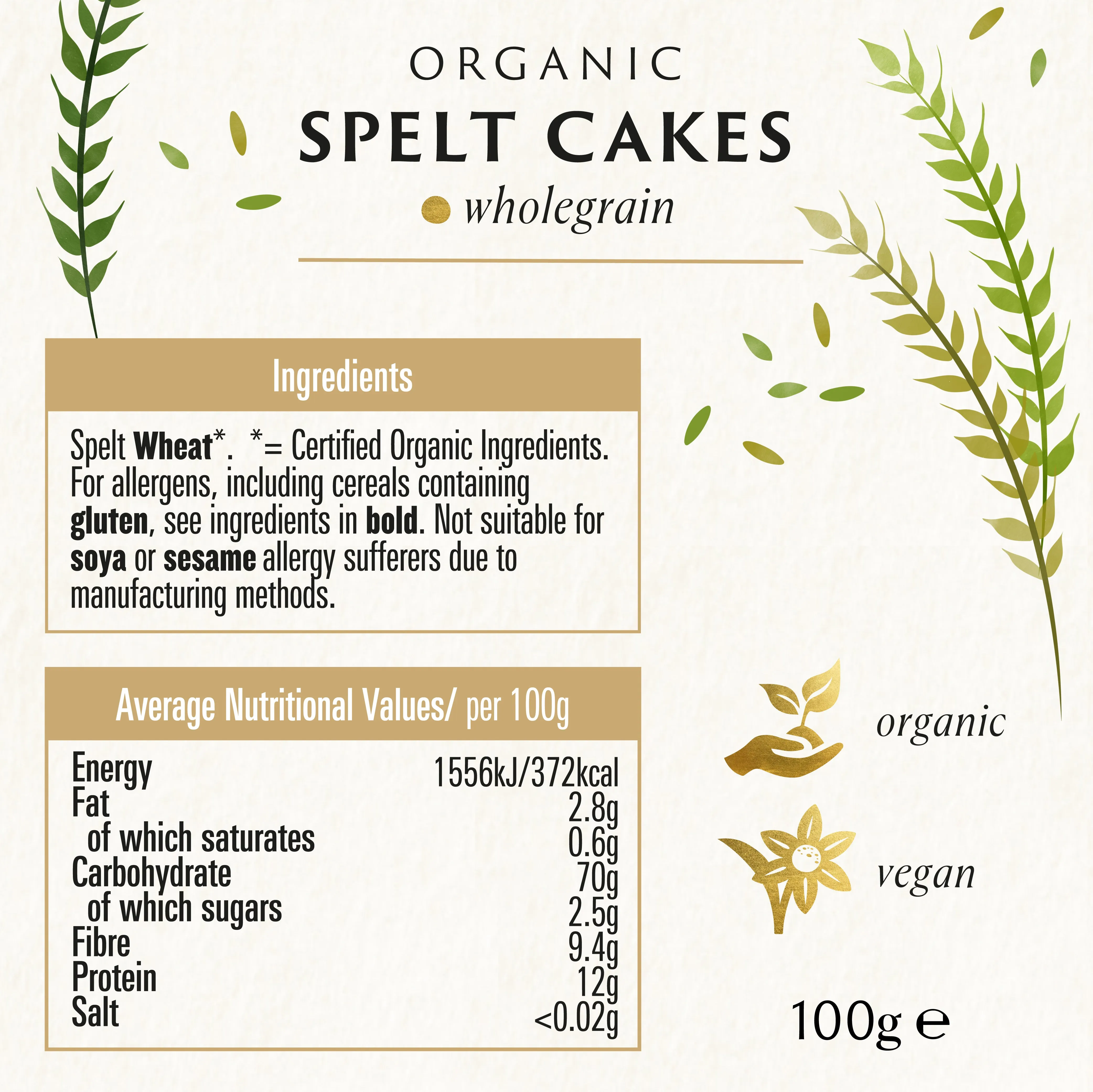 SPELT CAKES