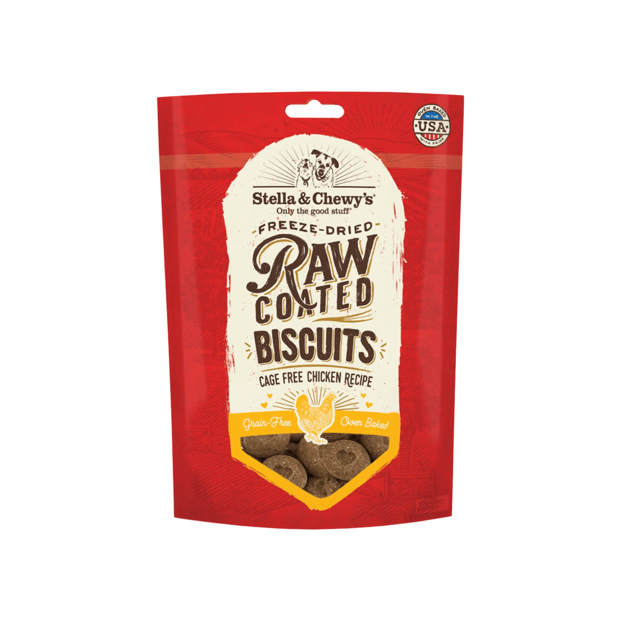 Stella & Chewy's Raw Coated Biscuit Freeze Dried Dog Treat