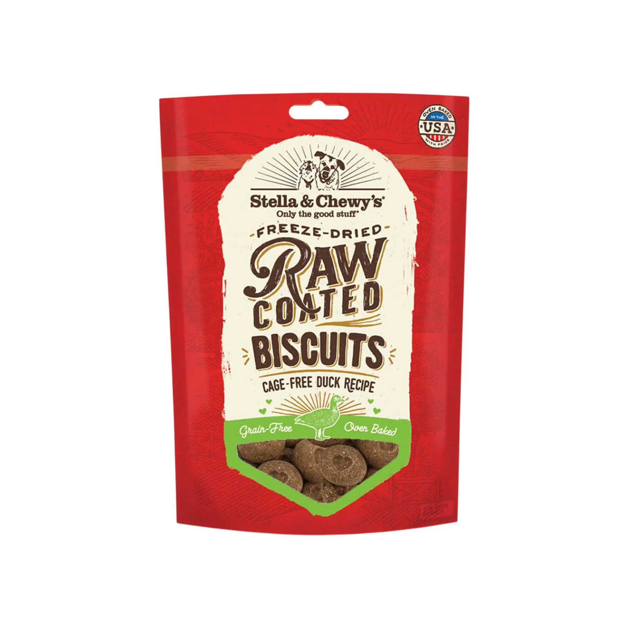 Stella & Chewy's Raw Coated Biscuit Freeze Dried Dog Treat