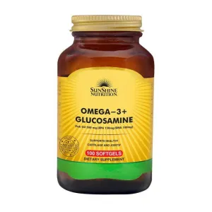 Sunshine Nutrition Omega 3  Glucosamine 100 Softgels