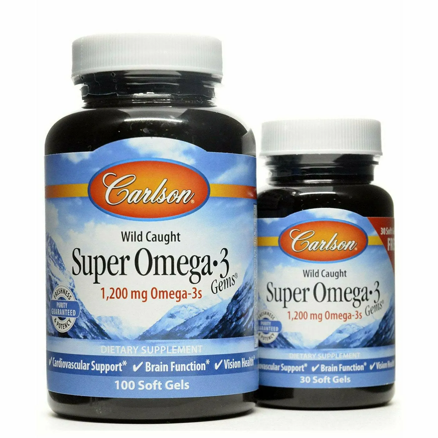 Super Omega3 Fish Oil 1200 mg by Carlson Labs