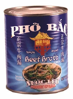 Temple canned beef broth (pho bac)