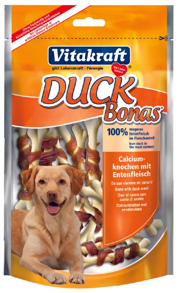 Vitakraft Duck Bonas Dog Treat 80g