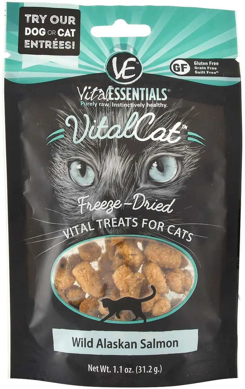 Vital Cat Freeze-Dried Wild Alaskan Salmon Cat Treats