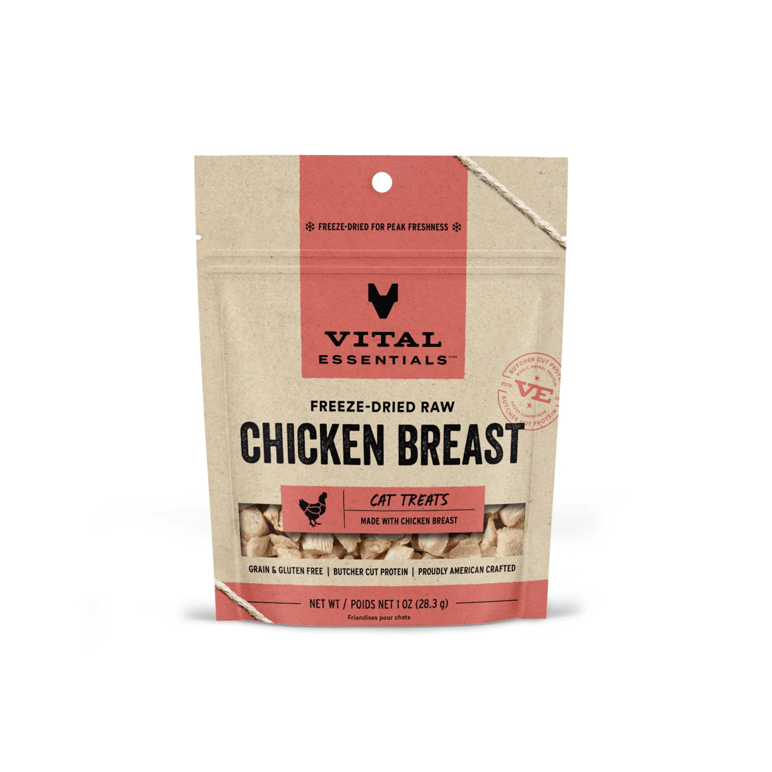 Vital Essential Freeze-Dried Raw Chicken Breast 1oz