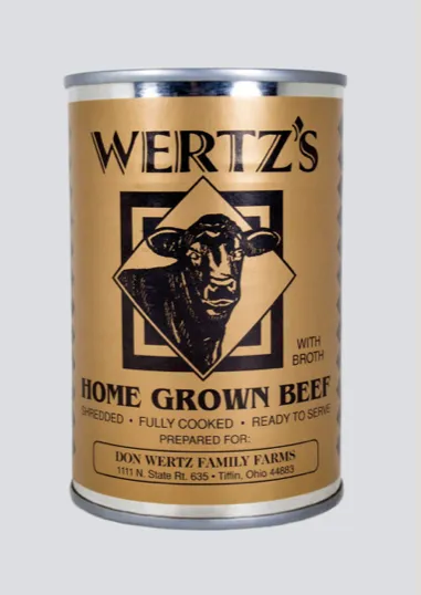 Wertz's GMO Free Premium Beef 14.5oz Cans