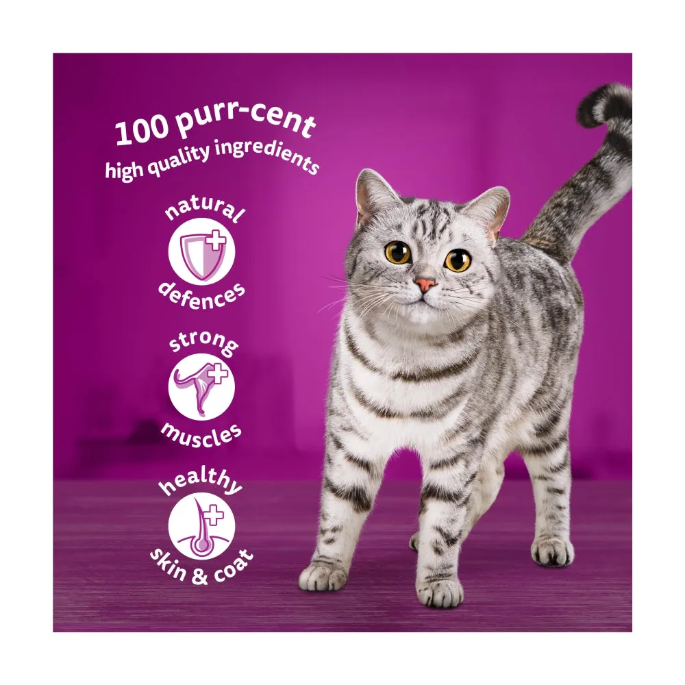 WHISKAS | Wet Cat Food Pouches | Fish Favourites In Jelly - 80 x 85g