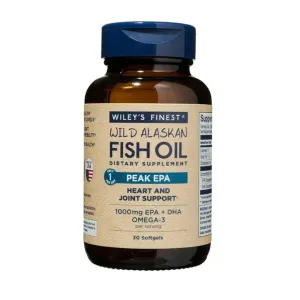 Wiley's Finest Peak EPA Omega 3 30 Capsules