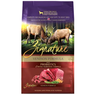 Zignature Dog Venison Formula 25lb